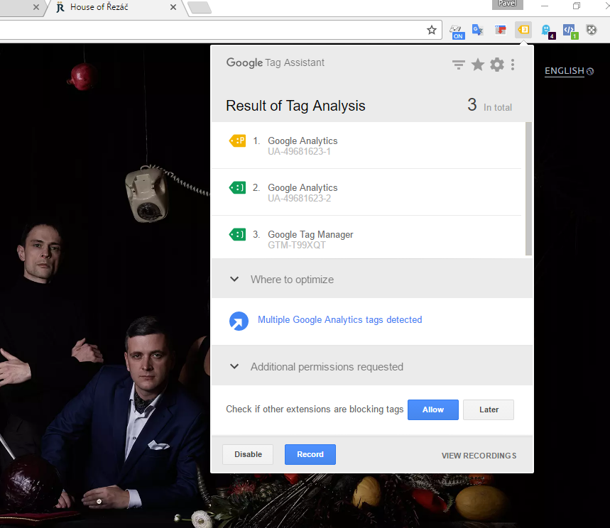 Tag Assistant